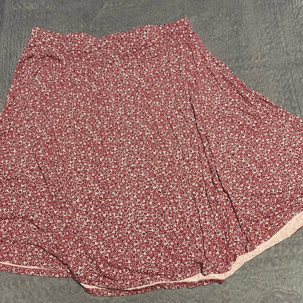 Floral Pink/Red Skirt